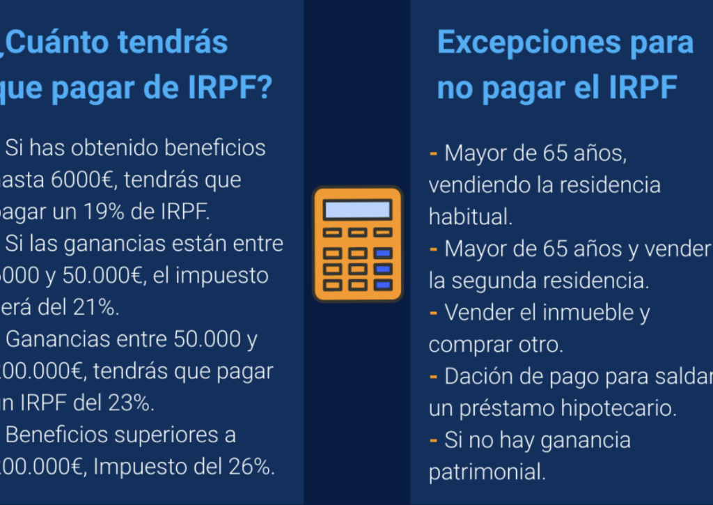 calculadora impuestos venta de terreno planifica tu venta