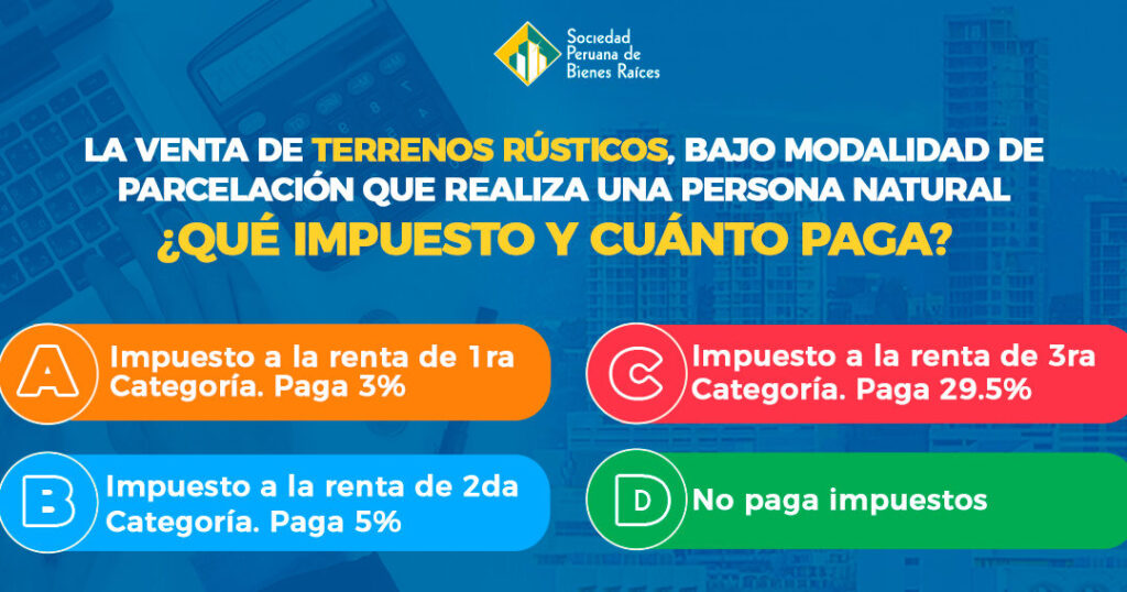 impuestos por un terreno cuanto se paga