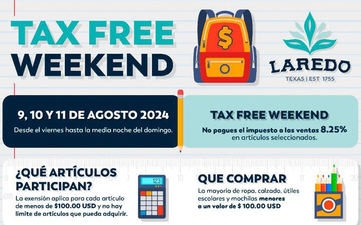 texas tax free weekend fecha y articulos